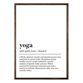 Poster 50x70 cm Yoga – Wallity