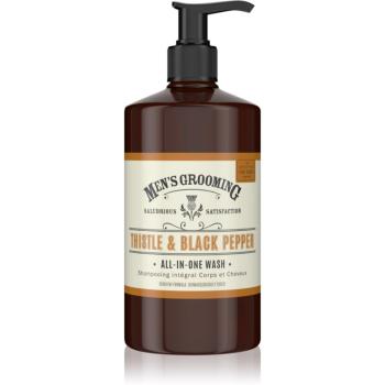 Scottish Fine Soaps Men’s Grooming Thistle & Black Pepper gel de duș pentru corp și păr 500 ml