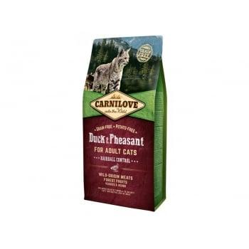 Carnilove Duck and Pheasant Cats Hairball Control 6 kg