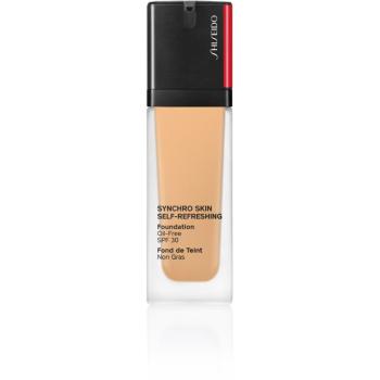 Shiseido Synchro Skin Self-Refreshing Foundation machiaj persistent SPF 30 culoare 350 Maple 30 ml