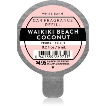 Bath & Body Works Waikiki Beach Coconut parfum pentru masina rezervă 6 ml