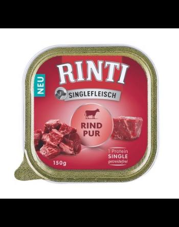 RINTI Singlefleisch Beef conserve cu vita, pentru caini 20x150g