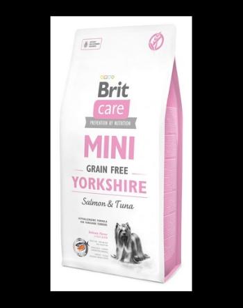 BRIT Care Grain Free Mini Yorkshire hrana uscata caini adulti talie mica, somon si ton 2 kg