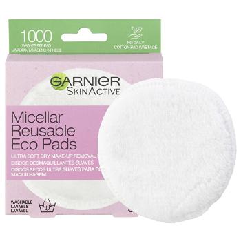 Garnier Tampoane pentru demachiere reutilizabile Skin Active (Ultra Soft Dry Make-Up Removal Pads) 3 buc