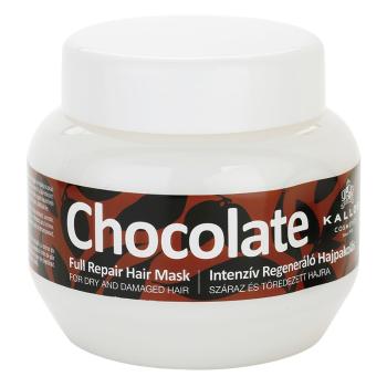 Kallos Chocolate masca pentru regenerare pentru păr uscat și deteriorat 275 ml