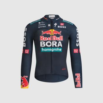 
                         Tricou de ciclism cu mânecă lungă de vară - RED BULL BORA - HANSGROHE THERMAL 
                