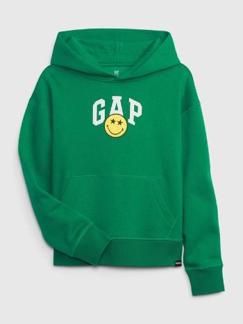 GAP Gap & Smiley® Hanorac pentru copii Verde