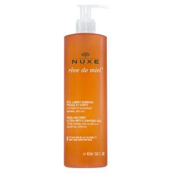 Nuxe Hidratare gel de dus pentru corp si fata Reve de Miel (Face and Body Ultra-Rich Cleansing Gel) 400 ml