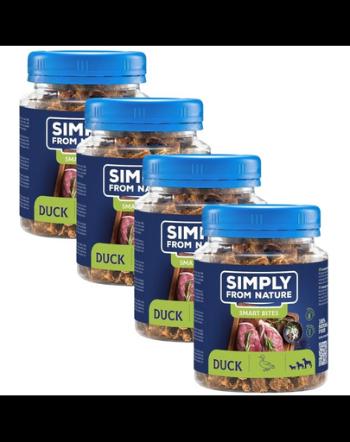 SIMPLY FROM NATURE Smart Bites set gustari caini 4x130 g cu rata