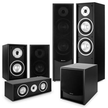 Auna Negru-Line 5.1 home theater set de sistem de sunet negru