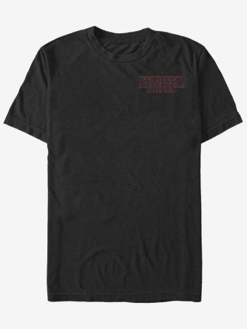 ZOOT.Fan Netflix Stranger Things Logo Tricou Negru