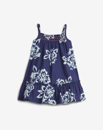 GAP Smocked Floral Rochie pentru copii Albastru