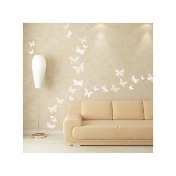 Set 26 autocolante Ambiance Chic Butterflies White