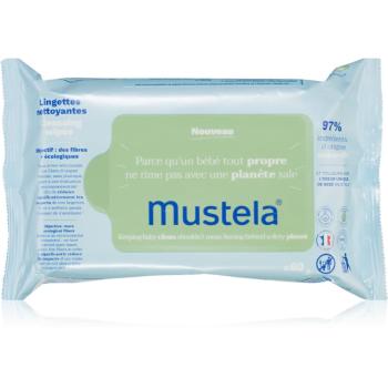 Mustela Bébé Cleansing Wipes Șervețele umede pentru copii 60 buc