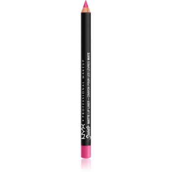 NYX Professional Makeup Suede Matte  Lip Liner dermatograf mat de buze culoare 08 Pink Lust 1 g