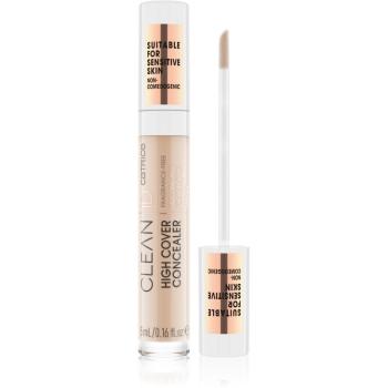 Catrice Clean ID High Cover corector lichid de acoperire culoare 010 Neutral sand 5 ml