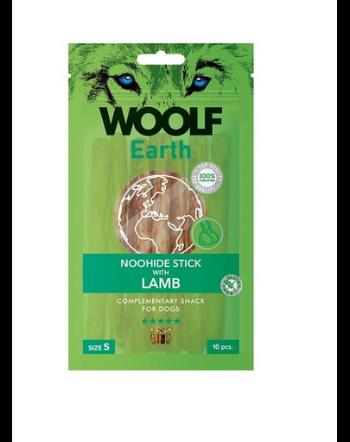 WOOLF Earth Noohide Stick with Lamb S cu miel pentru caini 90g