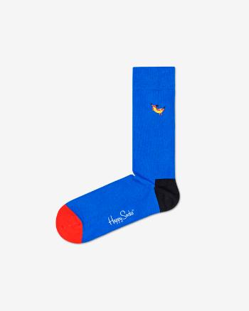 Happy Socks Hot Dog Embroidery Șosete Albastru