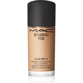 MAC Cosmetics Studio Fix Fluid SPF 15 24HR Matte Foundation + Oil Control Mini machiaj cu efect matifiant SPF 15 culoare NW15 15 ml