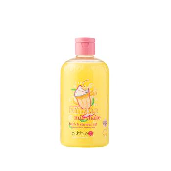 Bubble T Cosmetics Gel de baie și duș Banana Milkshake (Bath & Shower Gel) 500 ml