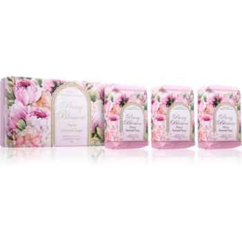 Saponificio Artigianale Fiorentino Peony Blossom Set set de săpunuri solide 3x200 g