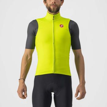 
                 CASTELLI Vestă de ciclism - PRO THERMAL MID - galben  
            