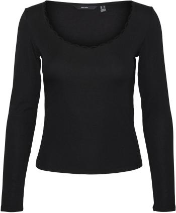 Vero Moda Tricou de damă VMGEMMA Regular Fit 10298842 Black XS