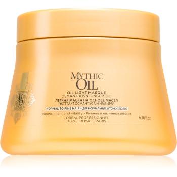 L’Oréal Professionnel Mythic Oil masca sub forma de ulei pentru par subtire fără parabeni și siliconi 200 ml