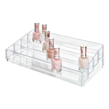 Suport transparent pentru cosmetice iDesign Clarity, 20 x 34 cm