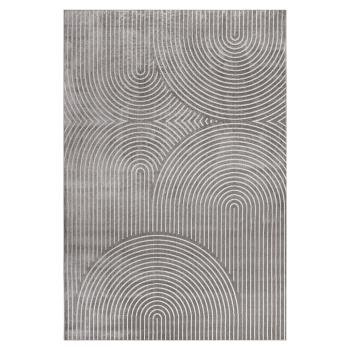 Covor gri din viscoză 140x200 cm Geode – douceur d'intérieur