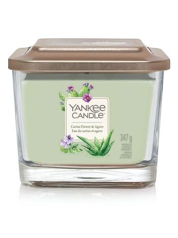 Yankee Candle Lumânare aromatică pătrată medie Cactus Flower & Agave 347 g