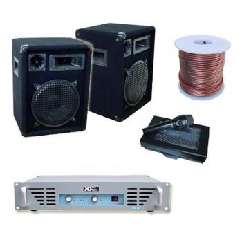 Electronic-Star DJ PA Amplificator 800W 2x Cutii 1x 1x amperi