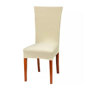 Husa pentru scaun in carouri - mentol - Mărimea perna 38x38 cm, spatar inaltim