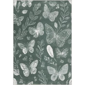 Covor pentru copii verde 133x190 cm Dreamy Butterflies – FD