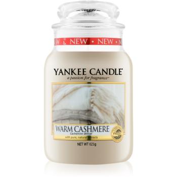 Yankee Candle Warm Cashmere lumânare parfumată  Clasic mare 623 g