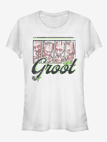 ZOOT.Fan Marvel Groot Strážci Galaxie Tricou Alb