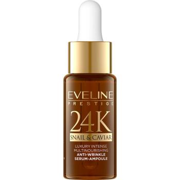 Eveline Cosmetics 24K Snail & Caviar ser antirid extract de melc 18 ml