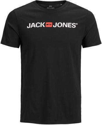 Jack&Jones PLUS Tricou bărbătesc JJECORP Regular Fit 12184987 Black 6XL