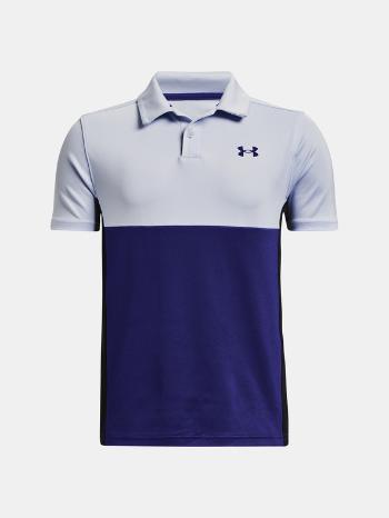 Under Armour UA Performance Blocked Polo Tricou pentru copii Albastru