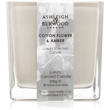 Ashleigh & Burwood London Life in Bloom Cotton Flower & Amber lumânare parfumată 200 g