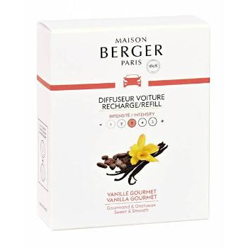 Maison Berger Paris Umplere de schimb pentru difuzor auto Vanilie dulce VanillaGourmet(Car Diffuser Recharge/Refill) 2 buc