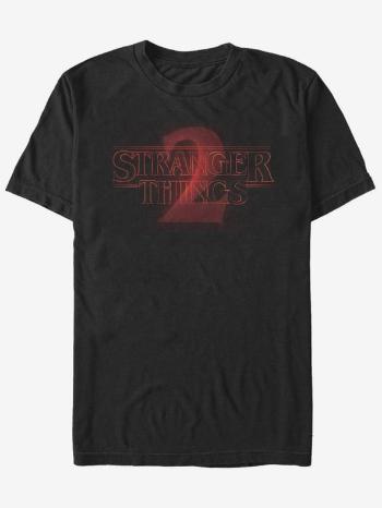 ZOOT.Fan Netflix Logo Stranger Things Tricou Negru