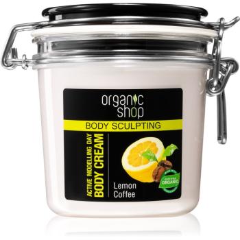 Organic Shop Body Sculpting Lemon Coffee crema delicata efect de remodelare. 350 ml