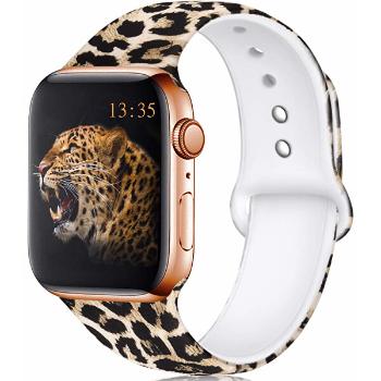 4wrist Curea de silicon pentru Apple Watch - Leopard 40/42mm