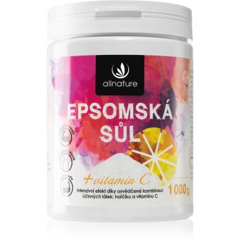 Allnature Epsomská sůl Vitamin C saruri de baie 1000 g
