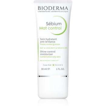 Bioderma Sébium Mat Control crema hidratanta usoara pentru piele lucioasa cu pori dilatati 30 ml