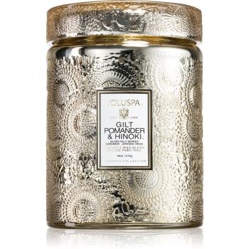 VOLUSPA Japonica Holiday Gilt Pomander & Hinoki lumânare parfumată 510 g