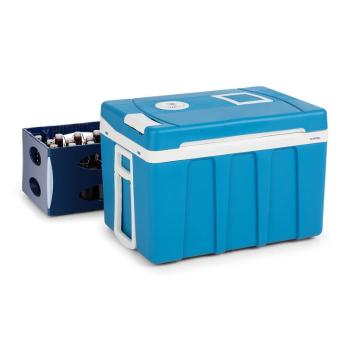 Klarstein BeerPacker, ladă frigorifică termoelectrică cu funcția de reținere a căldurii, 50 l, A +++, AC / DC, cărucior, albastru