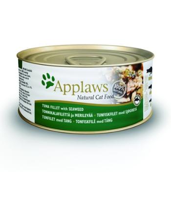 APPLAWS Hrana umeda pentru pisici, cu ton si alge, 6 x 156 g