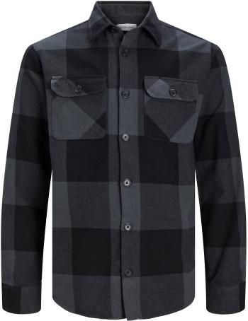 Jack&Jones Cămașă pentru bărbați JJEDARREN Comfort Fit 12248409 Asphalt S